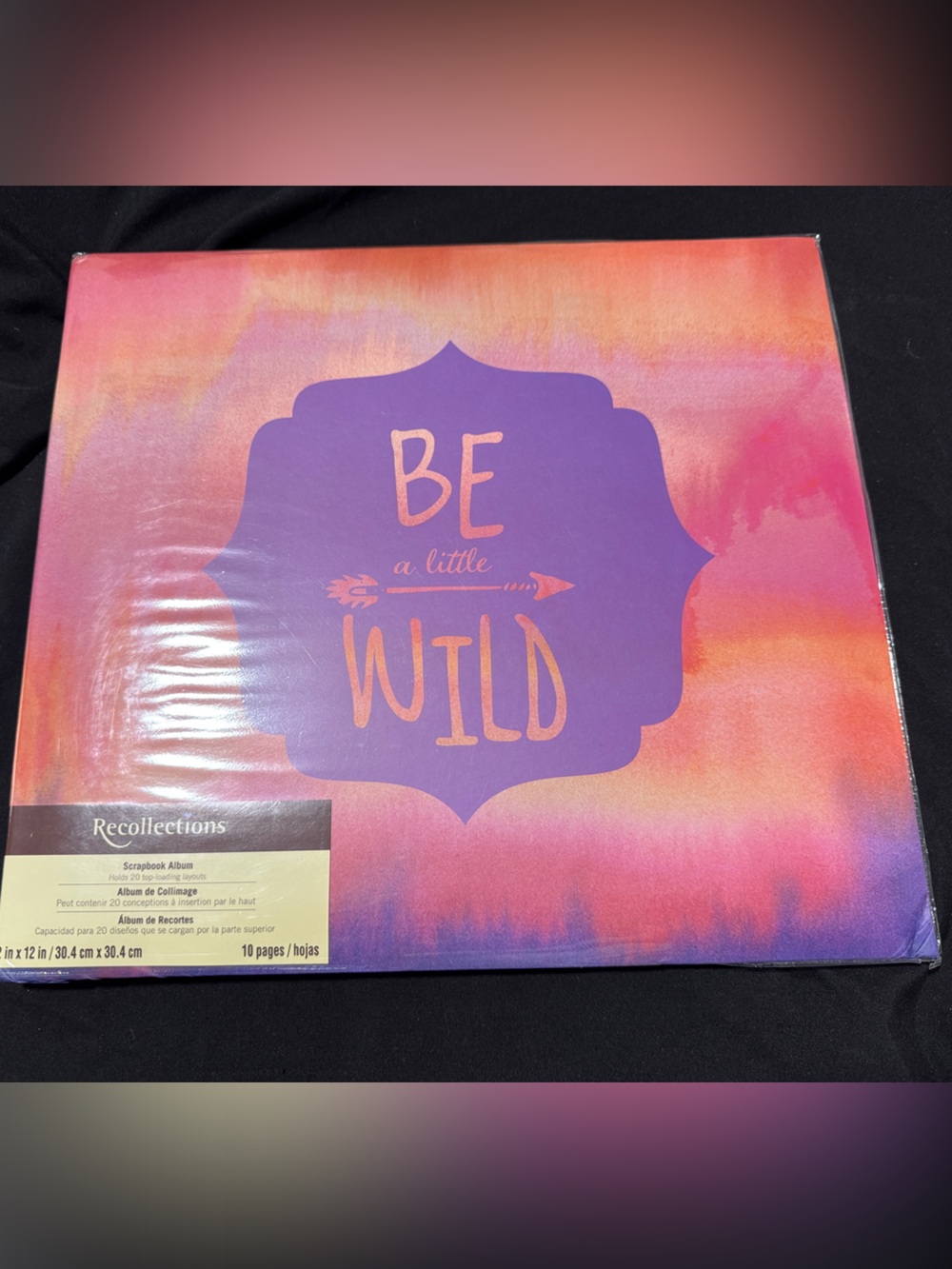 Recollections Gradient be a little wild scrapbook photo album
